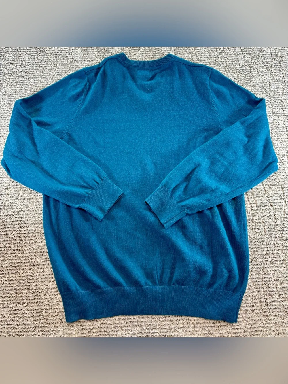 L.L.Bean Men’s Size Medium-Regular Cotton-Cashmere Blend V-neck Sweater